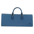 LOUIS VUITTON Epi Sac Triangle Hand Bag Blue M52095 LV Auth yk20286-2