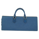 LOUIS VUITTON Epi Sac Triangle Hand Bag Blue M52095 LV Auth yk20286-3