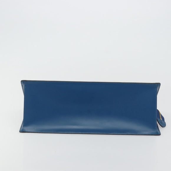 LOUIS VUITTON Epi Sac Triangle Hand Bag Blue M52095 LV Auth yk20286
