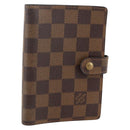 LOUIS VUITTON Damier Ebene Agenda PM Day Planner Cover R20700 LV Auth yk20291-1
