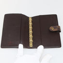 LOUIS VUITTON Damier Ebene Agenda PM Day Planner Cover R20700 LV Auth yk20291-8