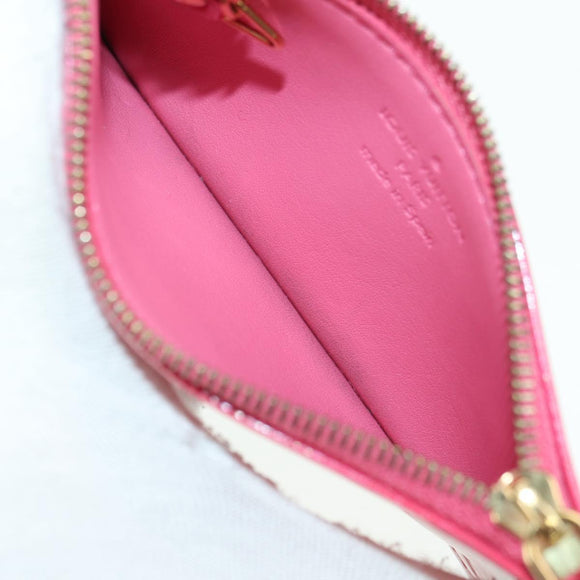 LOUIS VUITTON Vernis Pochette Cles Geldbörse Fran Boise M9144F LV Auth yk20292M