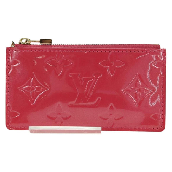 LOUIS VUITTON Vernis Pochette Cles Geldbörse Fran Boise M9144F LV Auth yk20292M
