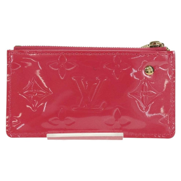 LOUIS VUITTON Vernis Pochette Cles Geldbörse Fran Boise M9144F LV Auth yk20292M