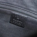 GUCCI Abbey GG Canvas Shoulder Bag Black Gold 130738 Auth yk20293SAV-19