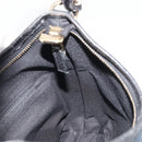 GUCCI Abbey GG Canvas Shoulder Bag Black Gold 130738 Auth yk20293SAV-20