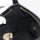 GUCCI Abbey GG Canvas Shoulder Bag Black Gold 130738 Auth yk20293SAV-21