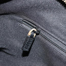GUCCI Abbey GG Canvas Shoulder Bag Black Gold 130738 Auth yk20293SAV-22