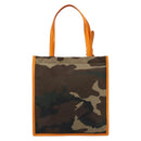 Christian Dior Camouflage Tote Bag Canvas Khaki Gold Auth yk20296-3