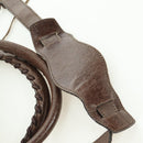 BALENCIAGA The First Hand Bag Leather 2way Brown 103208 Auth yk20301SAM-15