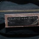 BALENCIAGA The First Hand Bag Leather 2way Brown 103208 Auth yk20301SAM-21