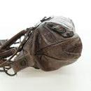 BALENCIAGA The First Hand Bag Leather 2way Brown 103208 Auth yk20301SAM-3