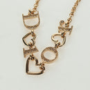 Christian Dior Necklace metal Gold Tone Auth yk20312M-3
