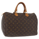 LOUIS VUITTON Monogram Speedy 35 Hand Bag M41524 LV Auth yk20313-1