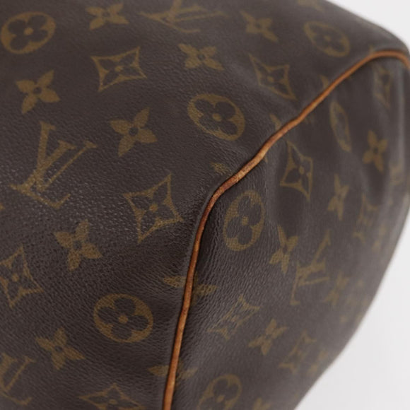 LOUIS VUITTON Monogram Speedy 35 Hand Bag M41524 LV Auth yk20313