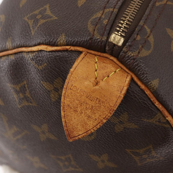 LOUIS VUITTON Monogram Speedy 35 Hand Bag M41524 LV Auth yk20313