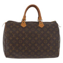 LOUIS VUITTON Monogram Speedy 35 Hand Bag M41524 LV Auth yk20313-13