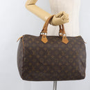 LOUIS VUITTON Monogram Speedy 35 Hand Bag M41524 LV Auth yk20313-21