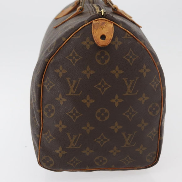 LOUIS VUITTON Monogram Speedy 35 Hand Bag M41524 LV Auth yk20313