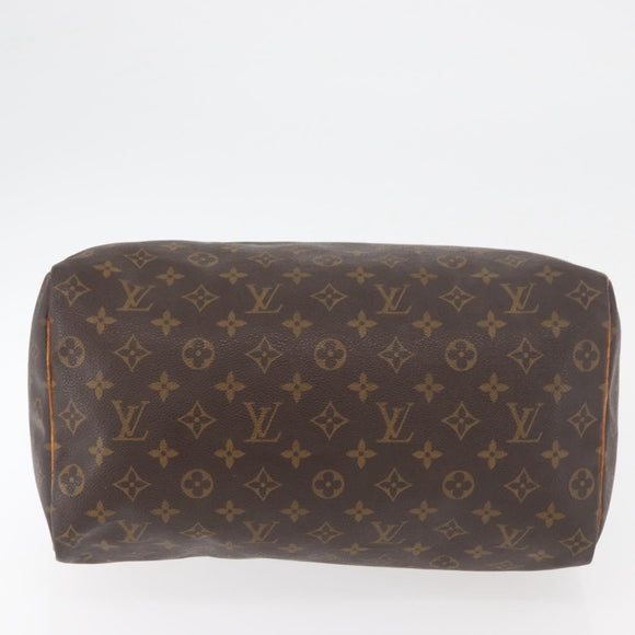 LOUIS VUITTON Monogram Speedy 35 Hand Bag M41524 LV Auth yk20313