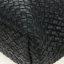 BOTTEGA VENETA INTRECCIATO Cabas MM Hand Bag Leather Black Auth yk20314SAV-16