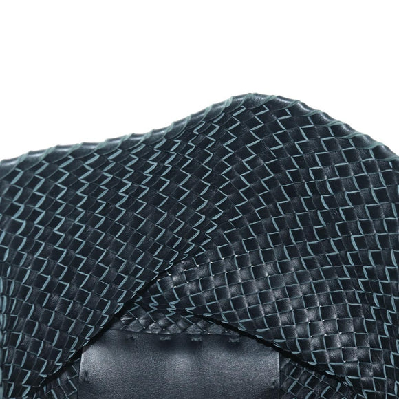 BOTTEGA VENETA INTRECCIATO Cabas MM Hand Bag Leather Black Auth yk20314SAV