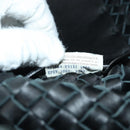 BOTTEGA VENETA INTRECCIATO Cabas MM Hand Bag Leather Black Auth yk20314SAV-11