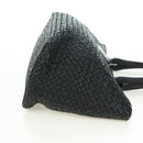 BOTTEGA VENETA INTRECCIATO Cabas MM Hand Bag Leather Black Auth yk20314SAV-4