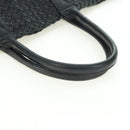 BOTTEGA VENETA INTRECCIATO Cabas MM Hand Bag Leather Black Auth yk20314SAV-7