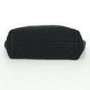 BOTTEGA VENETA INTRECCIATO Cabas MM Hand Bag Leather Black Auth yk20314SAV-5