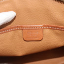 CELINE Macadam Canvas Hand Bag PVC Leather 2way Brown Gold Auth yk20319A-19