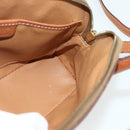 CELINE Macadam Canvas Hand Bag PVC Leather 2way Brown Gold Auth yk20319A-20