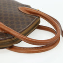 CELINE Macadam Canvas Hand Bag PVC Leather 2way Brown Gold Auth yk20319A-7
