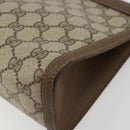 GUCCI GG Supreme Web Sherry Line Bag PVC Beige Gold 89 01 033 Auth yk20320-15