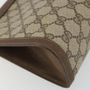 GUCCI GG Supreme Web Sherry Line Bag PVC Beige Gold 89 01 033 Auth yk20320-16