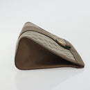 GUCCI GG Supreme Web Sherry Line Bag PVC Beige Gold 89 01 033 Auth yk20320-3