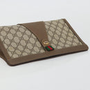 GUCCI GG Supreme Web Sherry Line Bag PVC Beige Gold 89 01 033 Auth yk20320-5