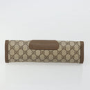GUCCI GG Supreme Web Sherry Line Bag PVC Beige Gold 89 01 033 Auth yk20320-6