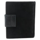 FENDI Day Planner Cover Suede Black Gold Auth yk20321-2