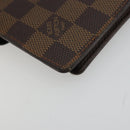 LOUIS VUITTON Damier Ebene Agenda PM Day Planner Cover R20700 LV Auth yk20327-16