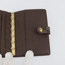 LOUIS VUITTON Damier Ebene Agenda PM Day Planner Cover R20700 LV Auth yk20327-18