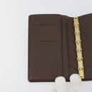 LOUIS VUITTON Damier Ebene Agenda PM Day Planner Cover R20700 LV Auth yk20327-19