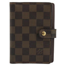 LOUIS VUITTON Damier Ebene Agenda PM Day Planner Cover R20700 LV Auth yk20327-13