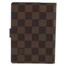 LOUIS VUITTON Damier Ebene Agenda PM Day Planner Cover R20700 LV Auth yk20327-2