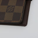 LOUIS VUITTON Damier Ebene Agenda PM Day Planner Cover R20700 LV Auth yk20327-7