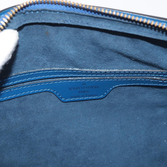 LOUIS VUITTON Epi Soufflot Hand Bag Blue M52225 LV Auth yk20328A