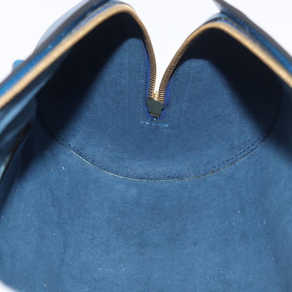 LOUIS VUITTON Epi Soufflot Hand Bag Blue M52225 LV Auth yk20328A