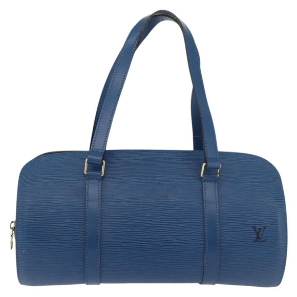 LOUIS VUITTON Epi Soufflot Hand Bag Blue M52225 LV Auth yk20328A
