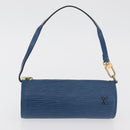 LOUIS VUITTON Epi Soufflot Hand Bag Blue M52225 LV Auth yk20328A-21