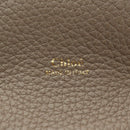 Chloe Abbey Hand Bag Leather 2way Beige Gold Silver Auth yk20329A-21